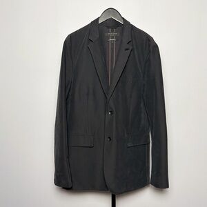 Rag & Bone Men's Black Blazer Size 42 Twill Two Button Sport Coat Made in USA